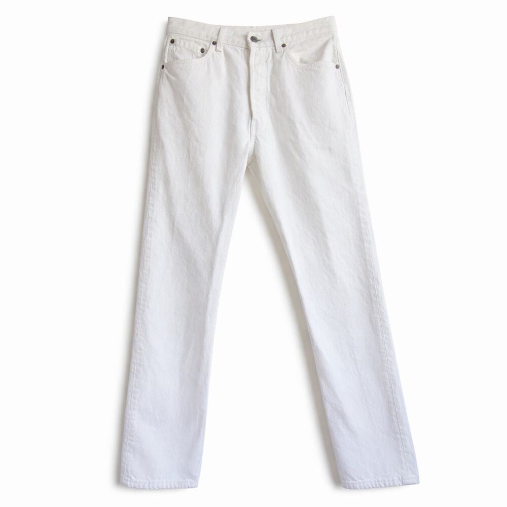Levi’s Vintage Style 611 Women's White Straight Leg Denim Jeans USA Made W32 L32